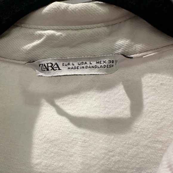 Zara Denim Button Down Shirt - Picture 2 of 5
